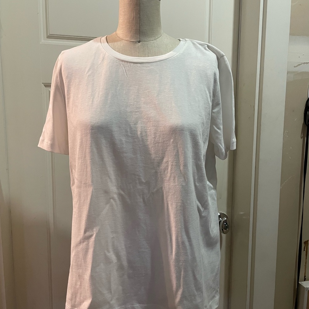 Zara Classic White T-Shirt - Picture 4 of 5